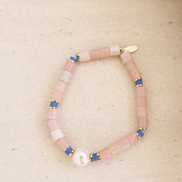 Serefina Kai Stretch Bracelet in Pink, Blue & Green - Picture 2 of 6